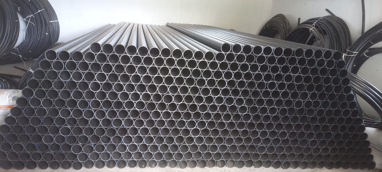 Water sprinklers using HDPE pipes